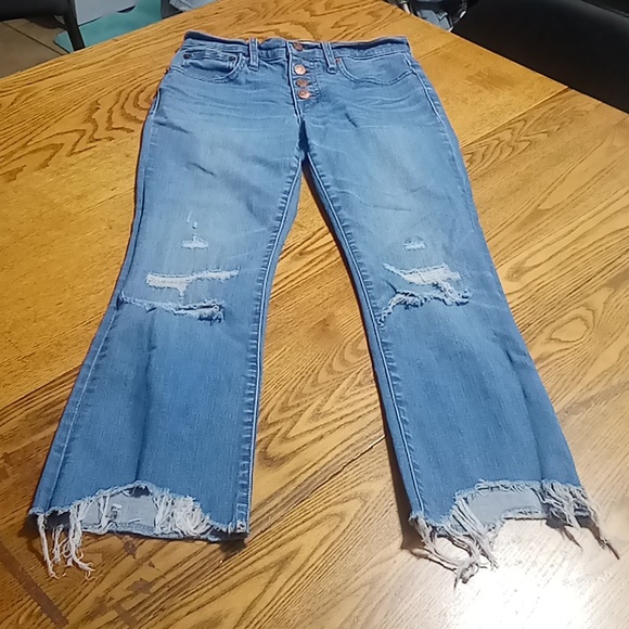 Madewell Denim - MADEWELL Jeans  Womens 25 BLUE CALI DEMI BOOT CUT  Preowned Used BUTTON FLY